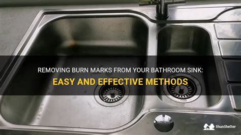 How To Get A Burn Mark Off A Bathroom Sink?