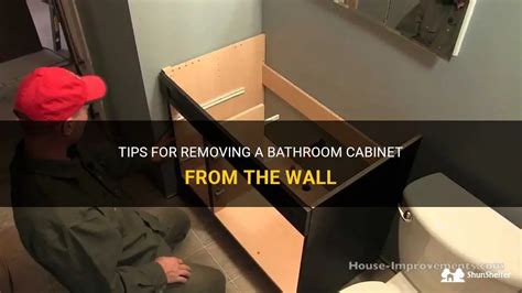 How To Get Bathroom Cabinet Off The Wall?