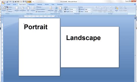 How To Have Both Landscape And Portrait Pages In Word?