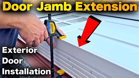 How To Install A Jamb Extender On Exterior Door Video?