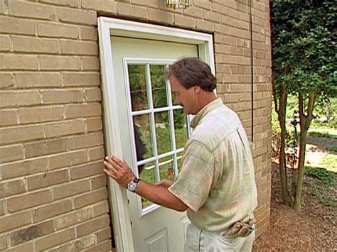 How To Install A Pre Hung Exterior Door Frame?