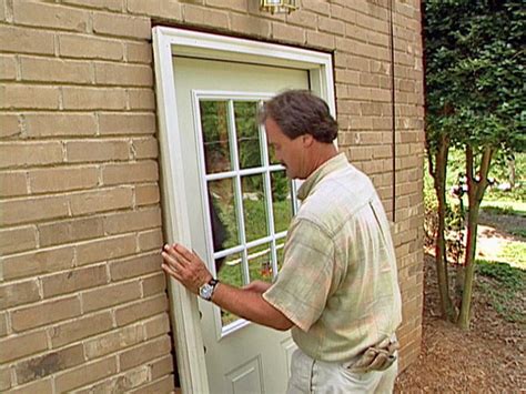 How To Install Exterior Door In Concrete Opening?