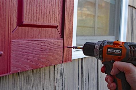 How To Install Exterior Shutter Fastners?