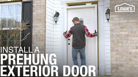 How To Intall A Prehung Exterior Door?