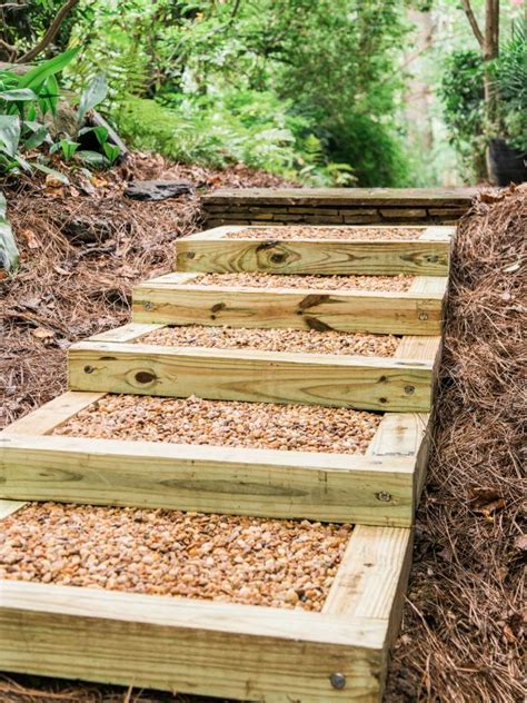 How To Make Landscape Steps With Timbers?