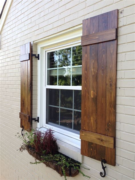 how to make working exterior shutters?