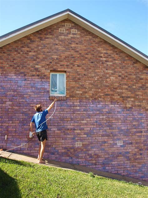 how to paint a mural on exterior brick?