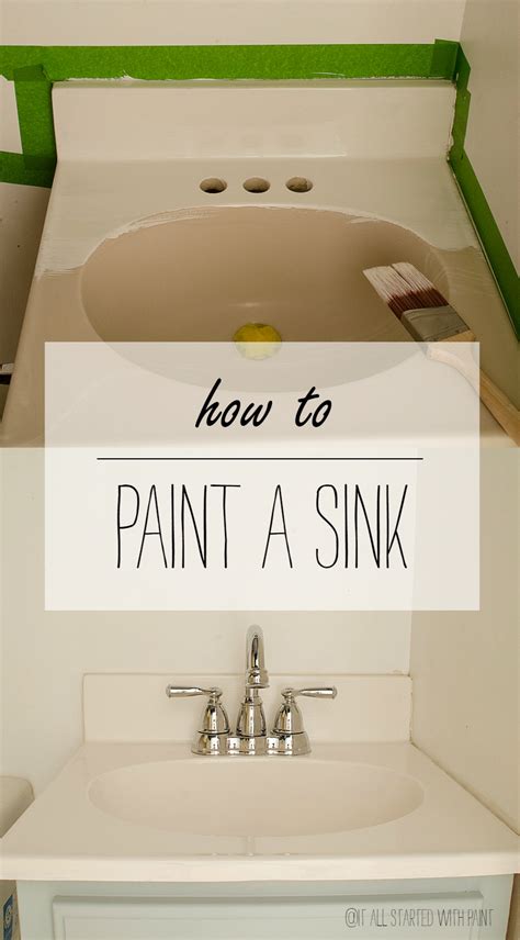 How To Paint Behind Bathroom Sink?