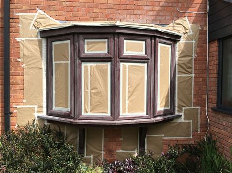 how to paint exterior upvc windows?