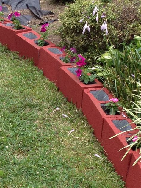 how to paint landscaping blocks?