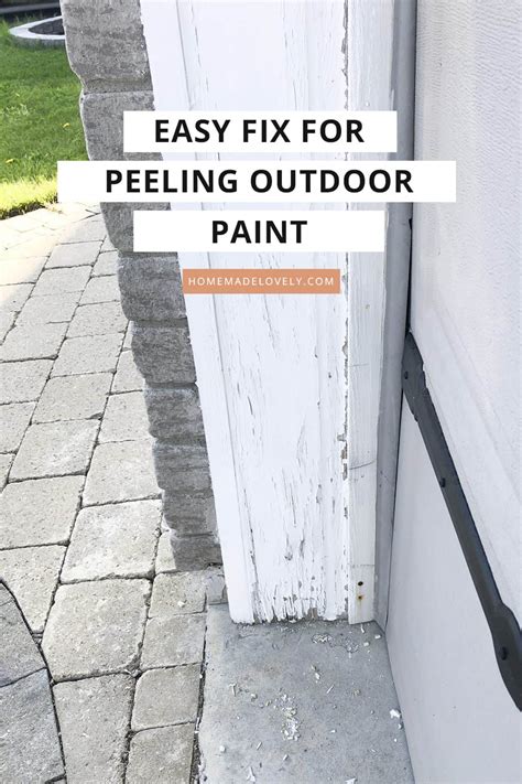 How To Paint Vinyl Peeling Exterior Door?