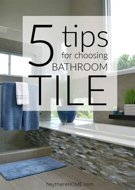 How To Pick Bathroom Tile Tips?