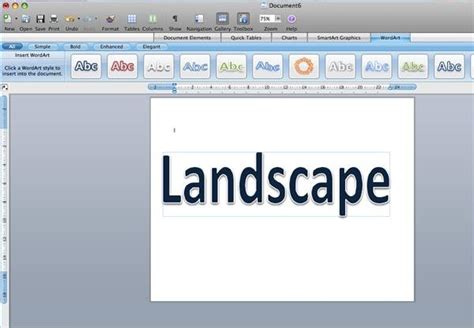 How To Print A Numbers Document In Landscape Format?