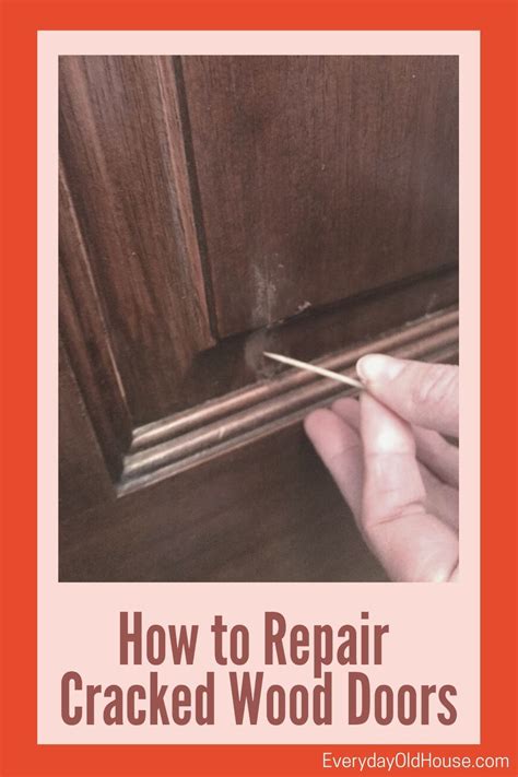 how to rejpair wood doors exterior?
