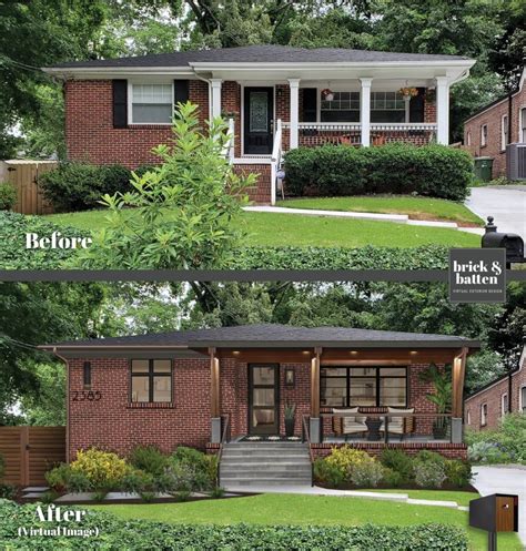 how to remodel exterior brick house?