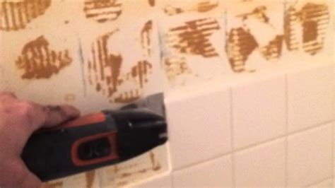 How To Remove Ceramic Tile Off Bathroom Wall?
