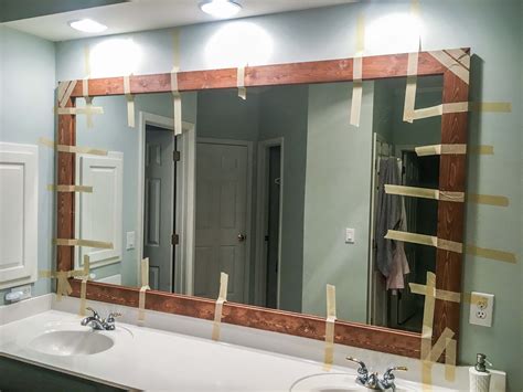 How To Remove Frame Around Bathroom Mirror?