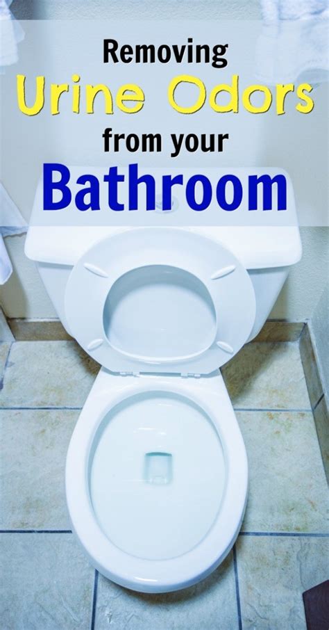 how to remove urine odor from bathroom floor?