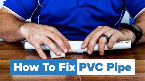 how to repair a broken pvc bathroom vent pipe?