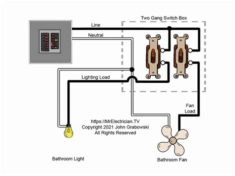 How To Separate Bathroom Fan From Light?