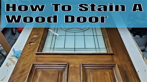 How To Stain And Finish Exterior Wood Doors?