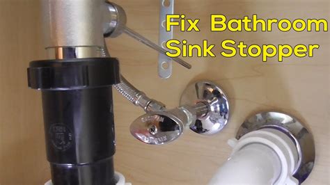 How To Take The Stopped Out Of Your Bathroom Sink?