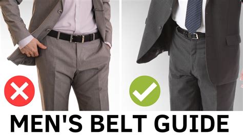 how a belt should fit