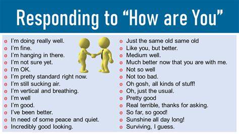 How Are U Doing Reply