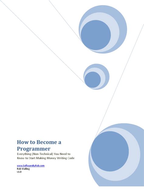 how become a programmer software by rob pdithsudouest