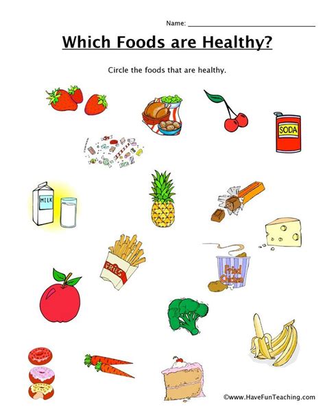 How Can Healthy Eating Worksheets Help You Reach Can I Eat That Worksheet - Can I Eat That Worksheet