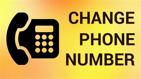 how can i change my telephone number