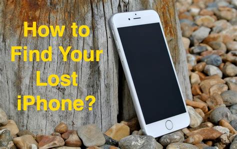 how can i find my sons lost iphoner