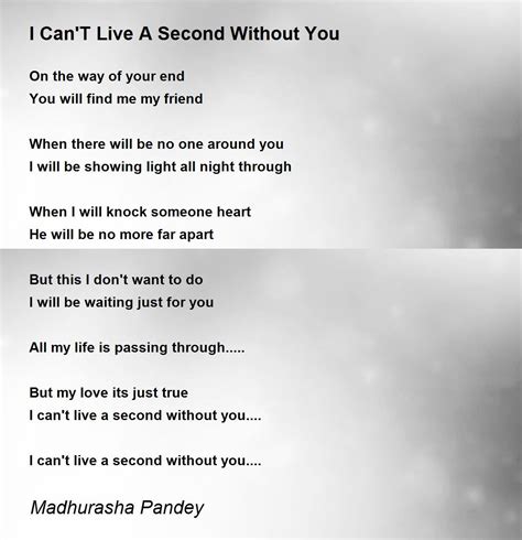 How Can I Live Without You