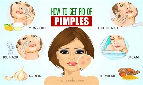 how can one get rid of pimples