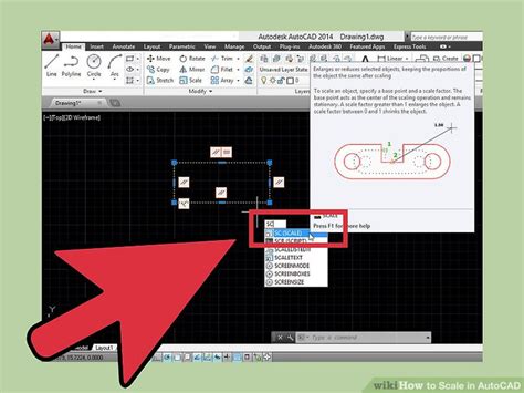 how change scale in autocad