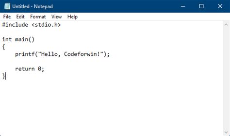 how compile c program in windows