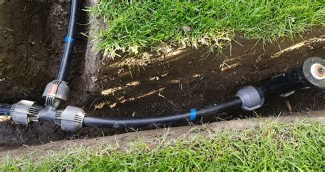 how deep should irrigation lines be