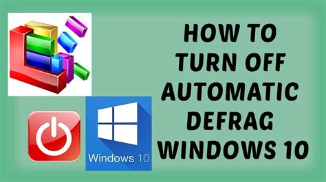 how do I turn off automatic defrag? Tom