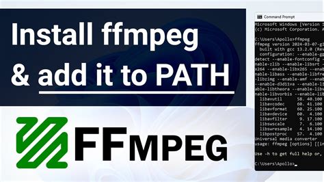 how do i add ffmpeg to my path