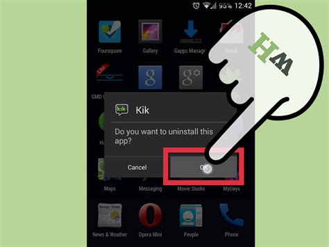 how do i delete android apps