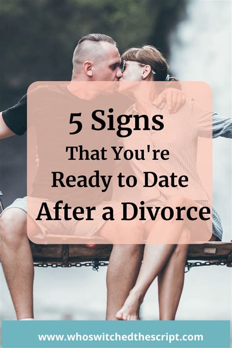 how do i know when im ready to date after a divorce