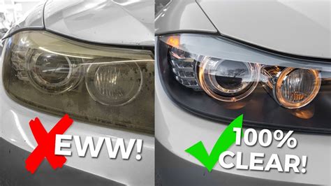 how do i remove tint on headlights?