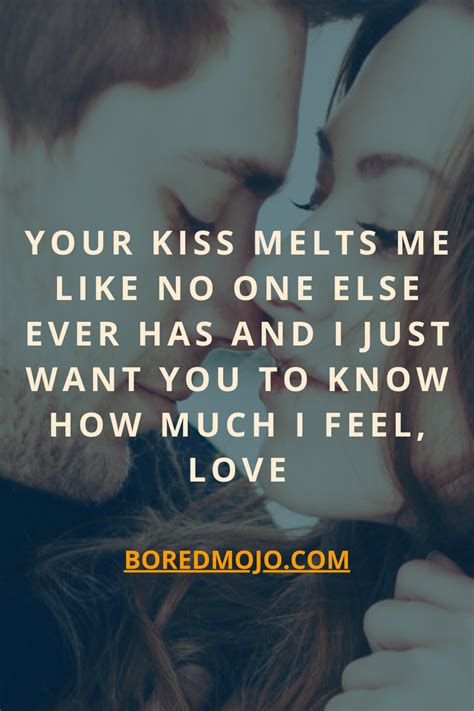 how do kisses make you feel love quotes