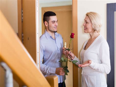 how do older women flirt with men