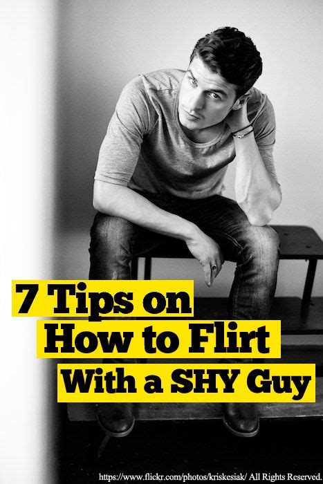 how do shy guys flirt as a