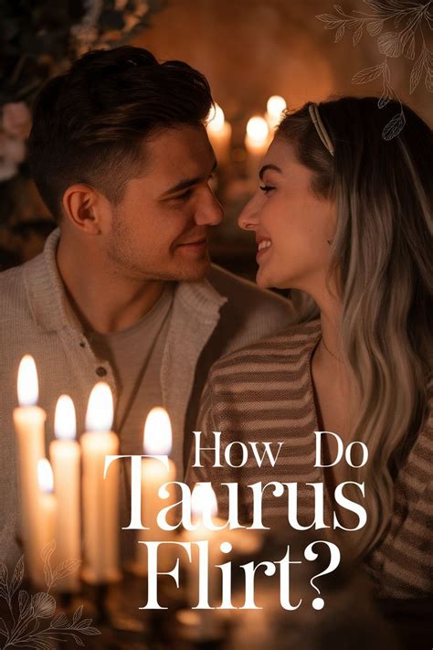how do taurus men flirt
