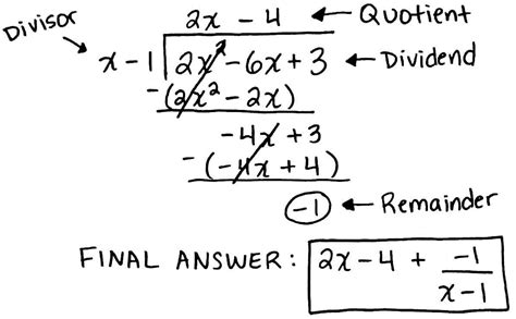 How Do You Divide Polynomials