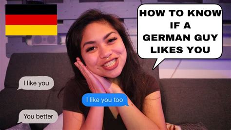 how do you know if a german guy likes you more than