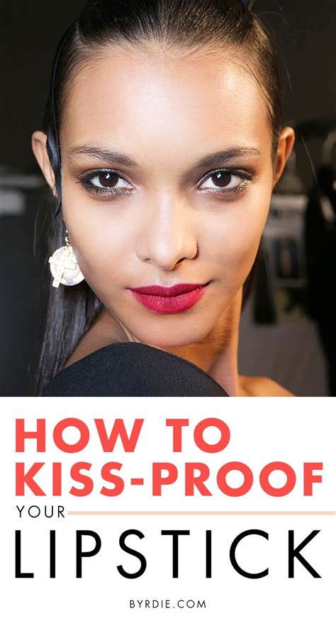 how do you make lipstick kiss proof