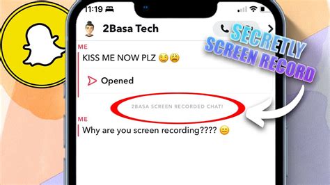 how do you record someones snapchat video